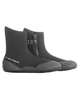 5mm Zipped Wetsuit Boots in Black