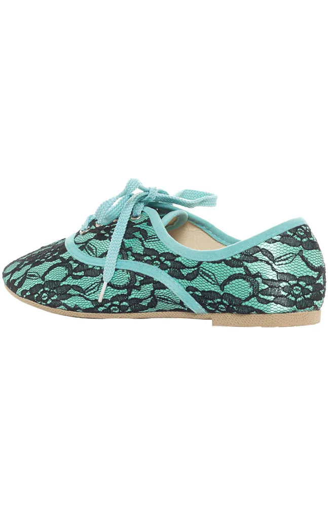 ACE OF LACE OXFORD SHOES MINT