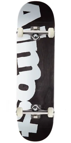 Almost Side Pipe HYB Skateboard Deck - Black - 8.5in