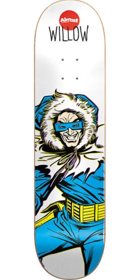 Almost Willow Captain Cold R7 Skateboard Deck - White - 7.75