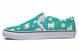 American Eskimo Pattern Slip-On Shoes