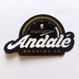 Andale Bearings Skateboard Sticker - 10.5cm across approx