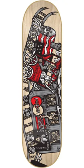 Anti-Hero Stranger Mcnett Train Key Skateboard Deck - Natural - 8.4in x 32.0in