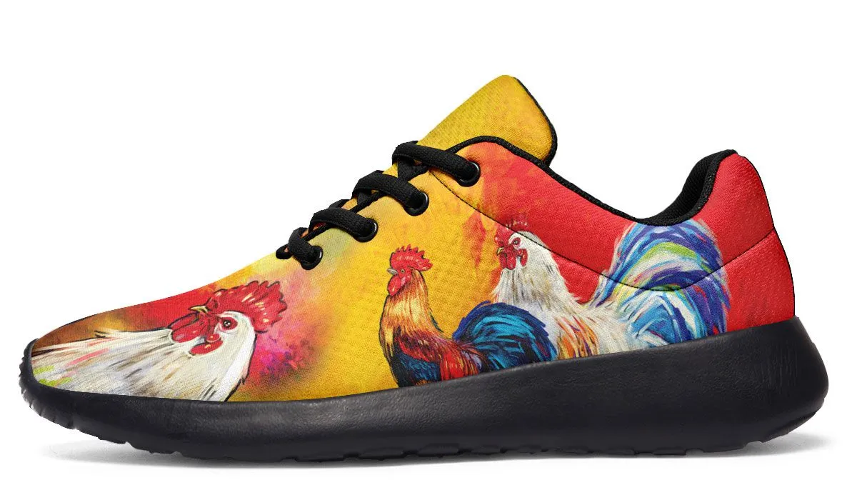 Artistic Rooster Sneakers