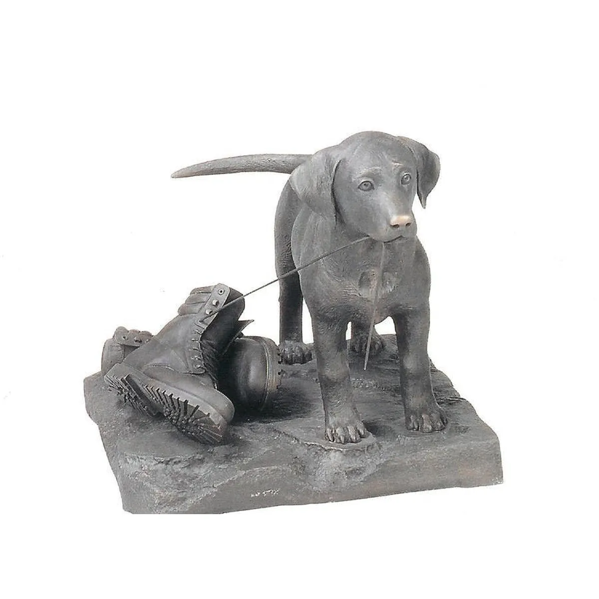 Adorable Bailey Puppy Dog Decorative Garden Statue