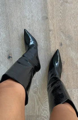 Blake Knee High Boots Black