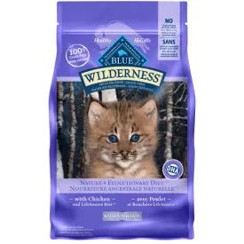 BLUE Wilderness Grain Free Chicken Recipe Kitten Dry Food, 5lb