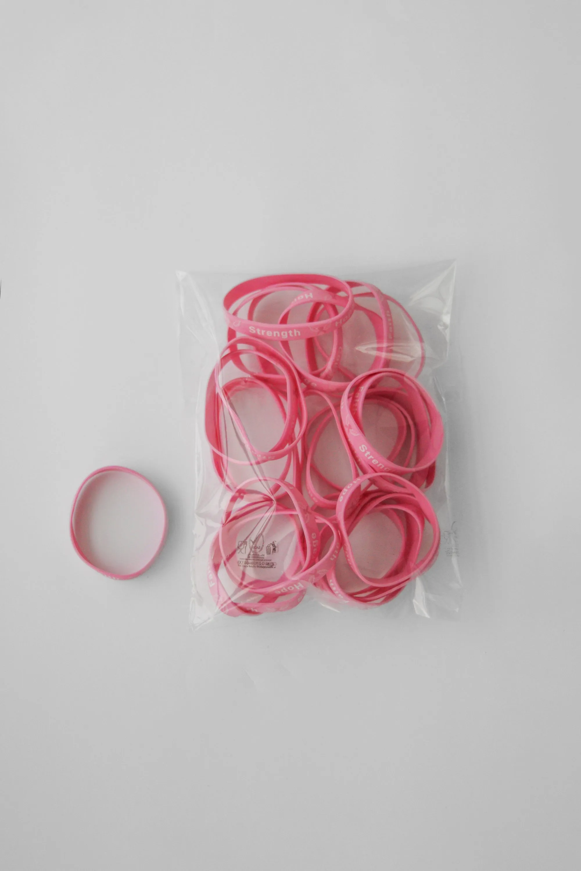 Breast Cancer Bracelet (Pack of 25)