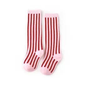 Candy Stripe Knee High Socks