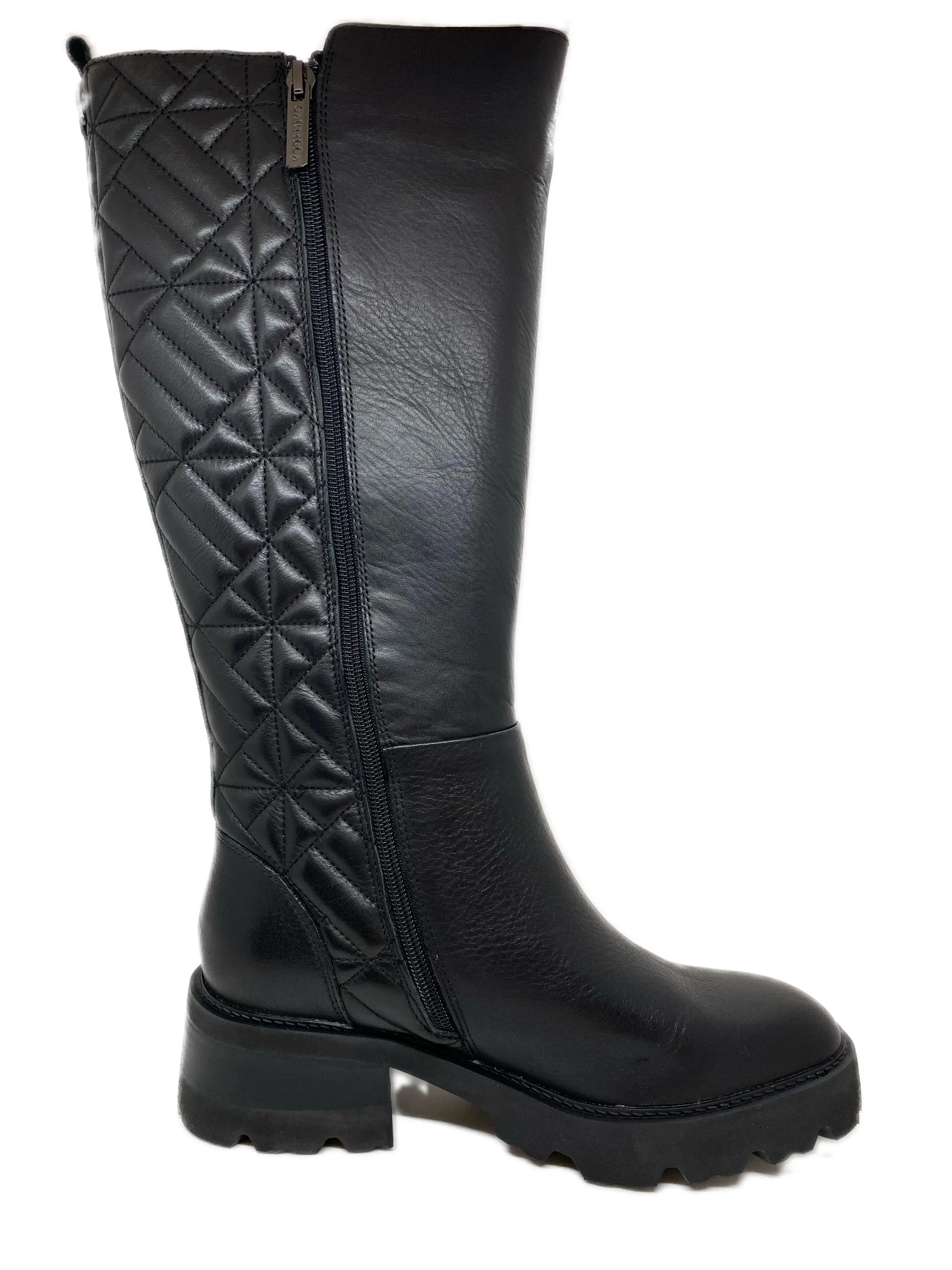 Carmela Military Style Knee High Boot