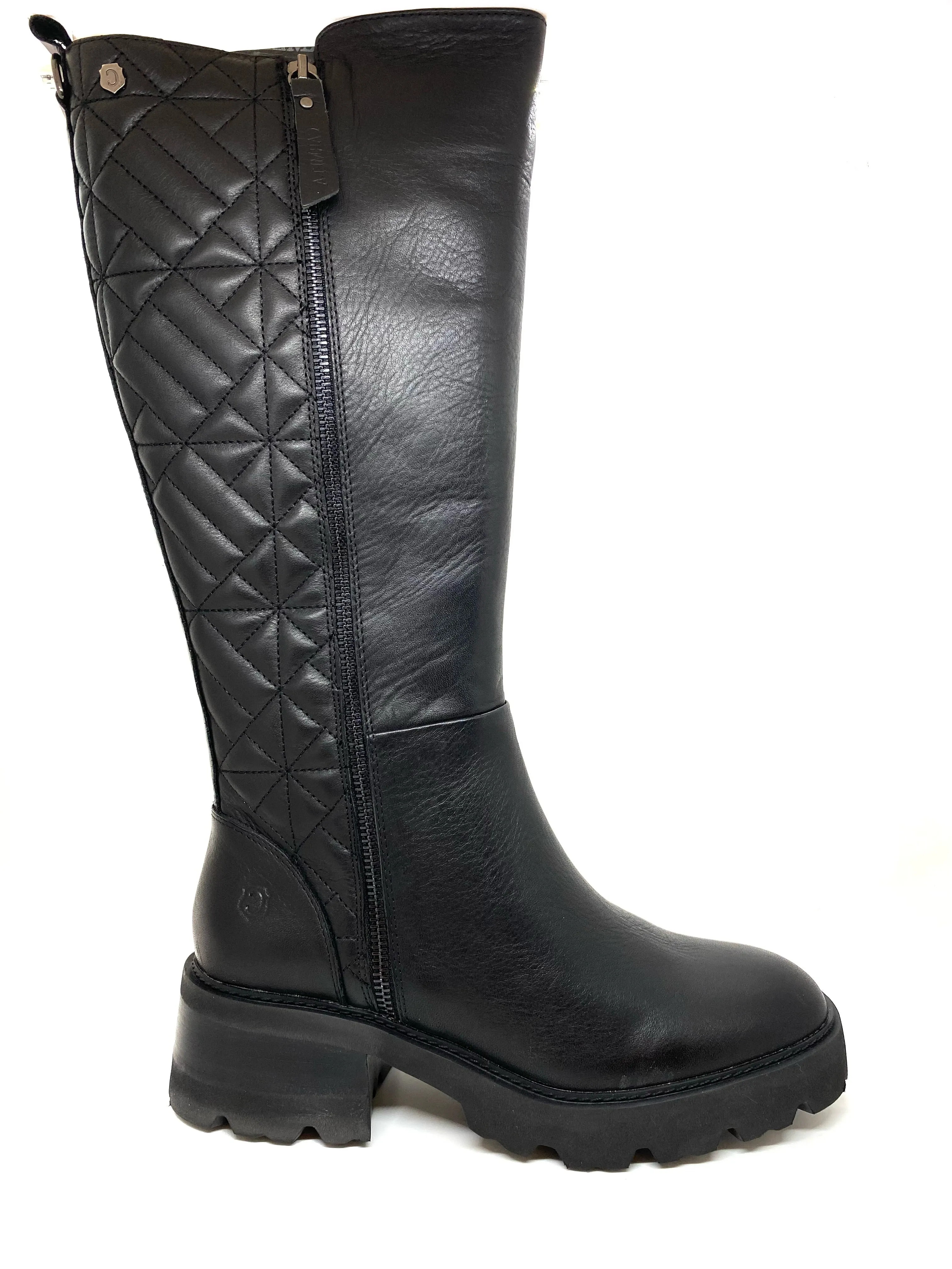 Carmela Military Style Knee High Boot