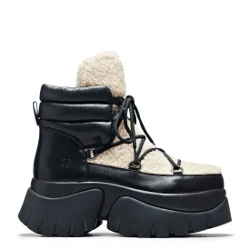 Cream Fluffy Vilun Winter Boots