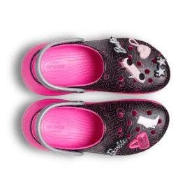 Crocs Barbie The Movie x Mega Crush Clog 'Black & Pink' - Women