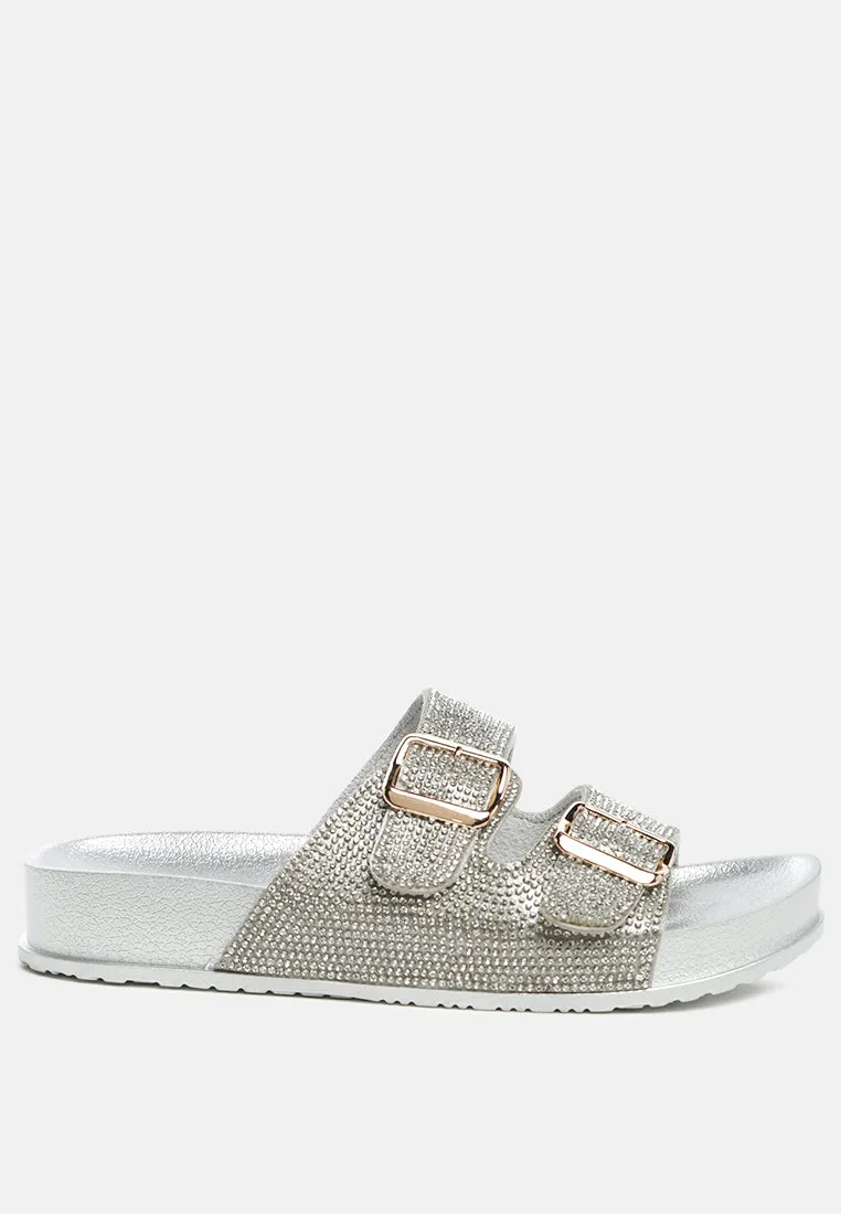 Crystal Buckled Slip-On