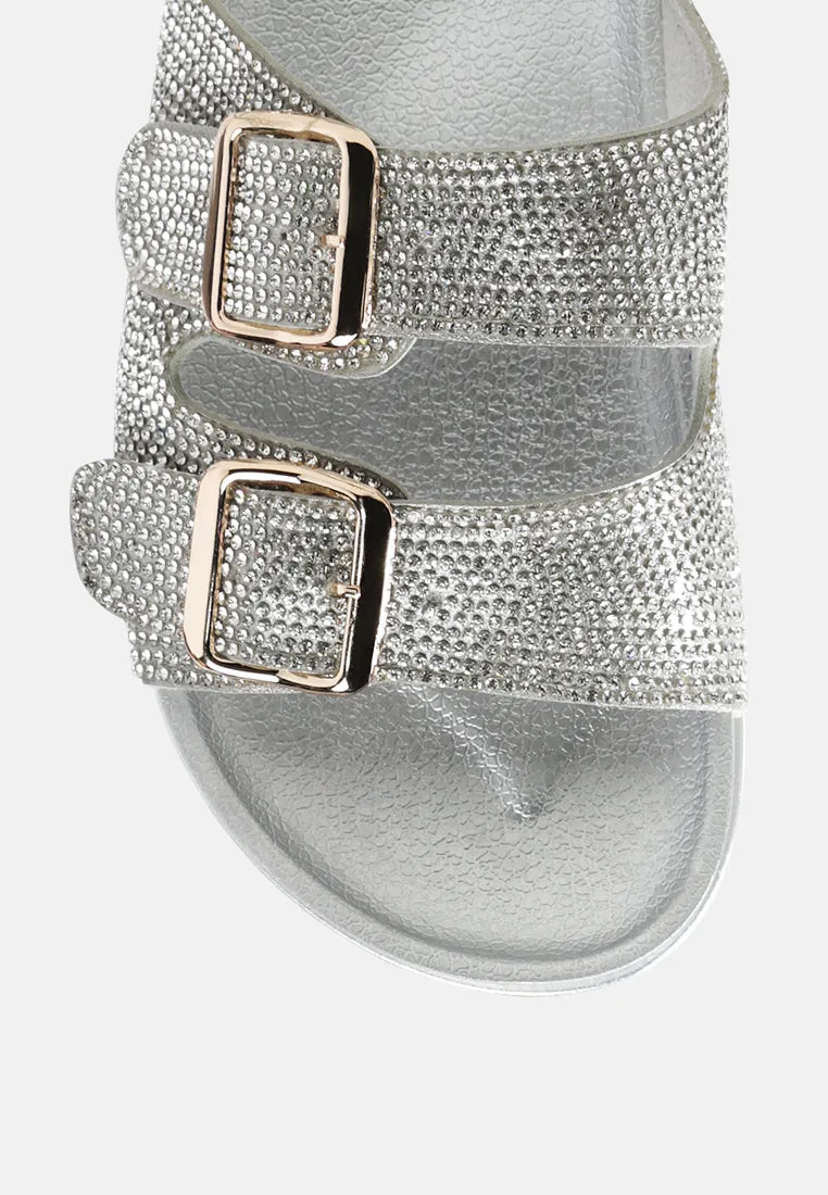 Crystal Buckled Slip-On