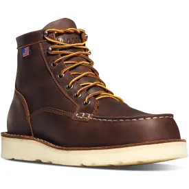 Danner Men's Bull Run Mocha Toe 6" Boot in Brown Steel Toe