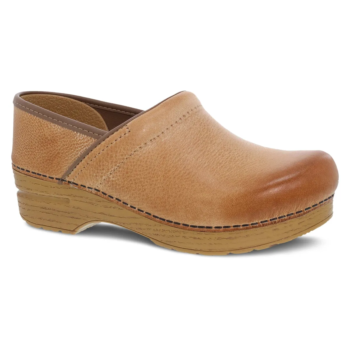 Dansko Women's Professional Clog in Honey Distressed