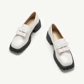 Double Bow Platform Loafers (Monica)