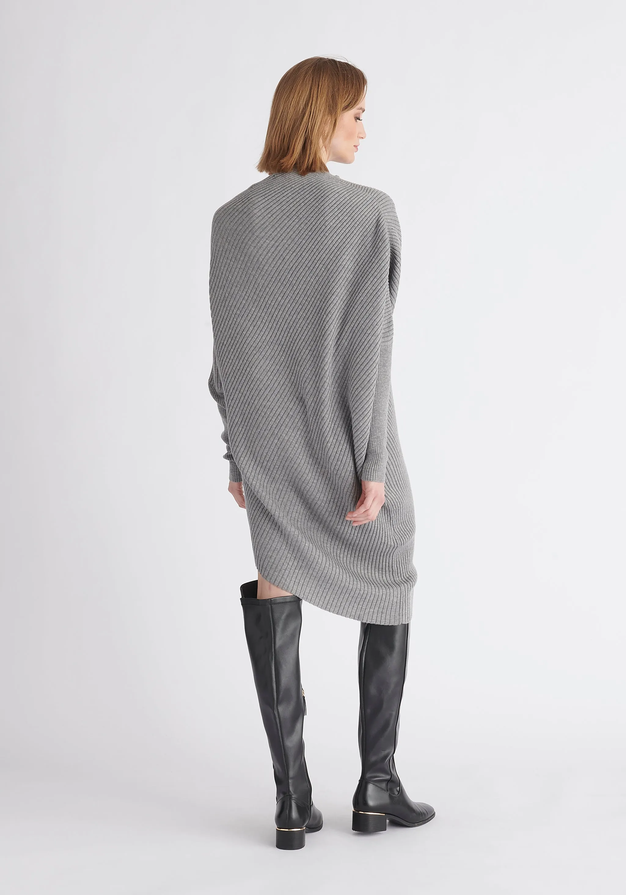 Draped Jumper Dress