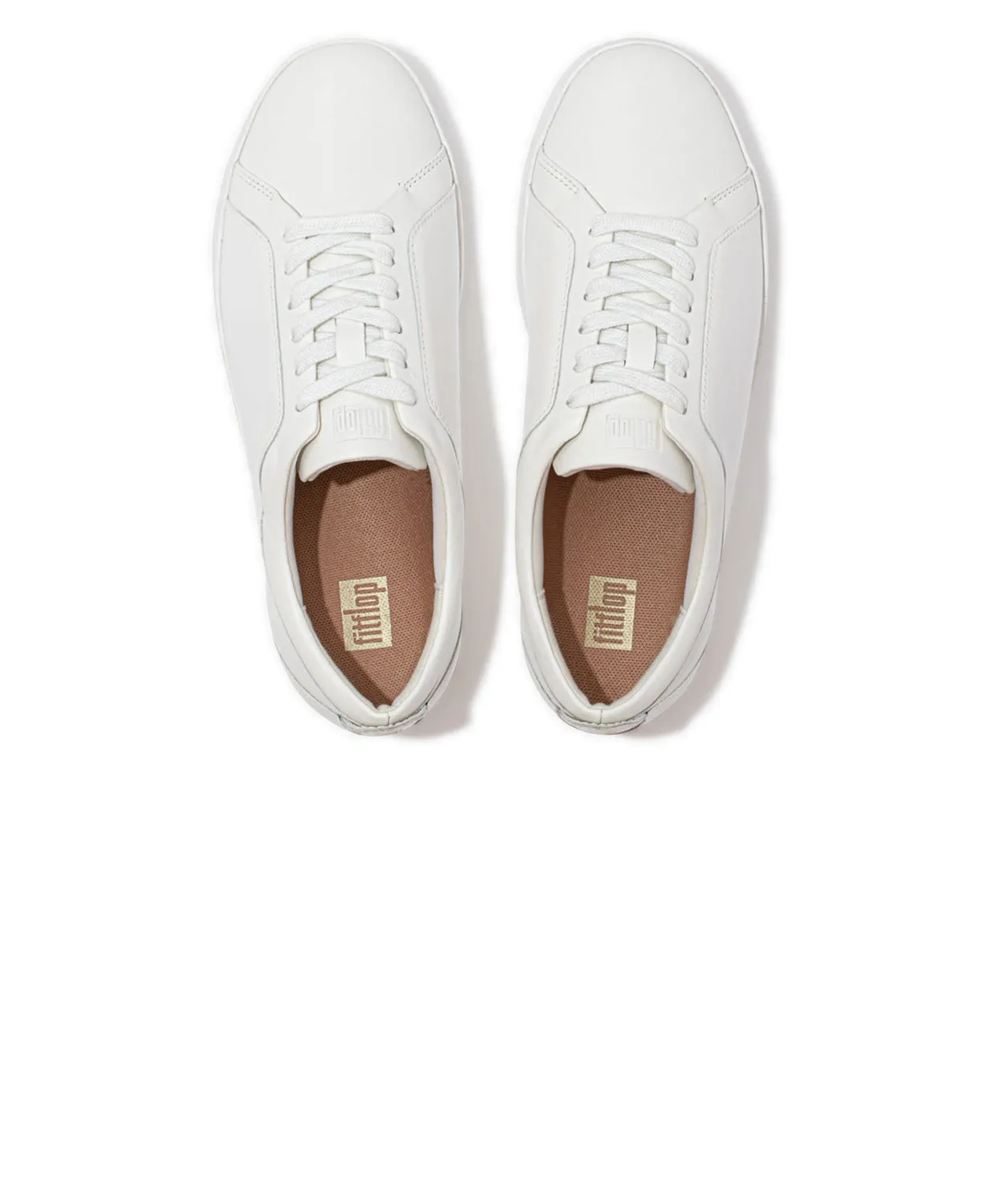 FitFlop Rally Leather Sneakers Urban White