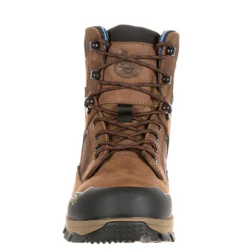 Georgia Men's 6" Blue Collar Composite Toe Waterproof Work Hiker - Dark Brown GB00108