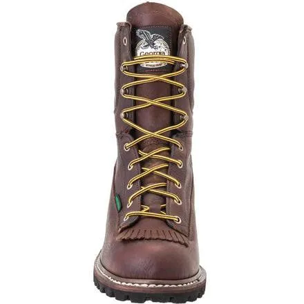 Georgia Men's 8" Waterproof Logger Work Boots - Brown G7113