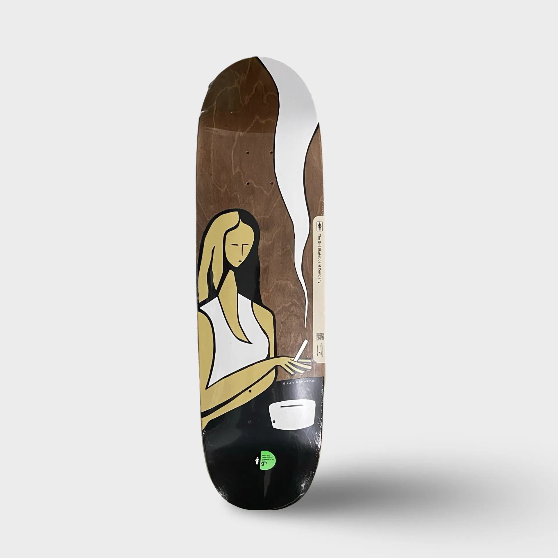 Girl Bannerot Smoke Shaped Deck 9.00"