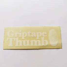 Griptape Thumb Skateboard Sticker