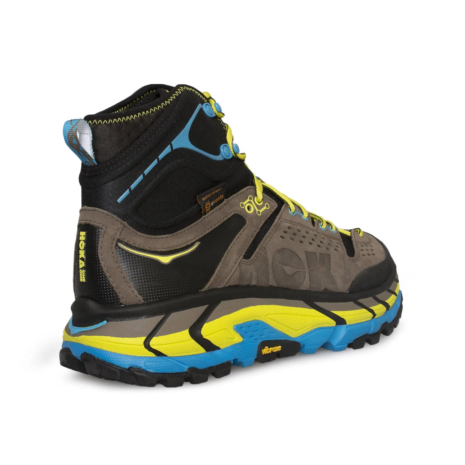 Hoka One One Tor Ultra Hi WP Grey / Cyan Hiking Boots