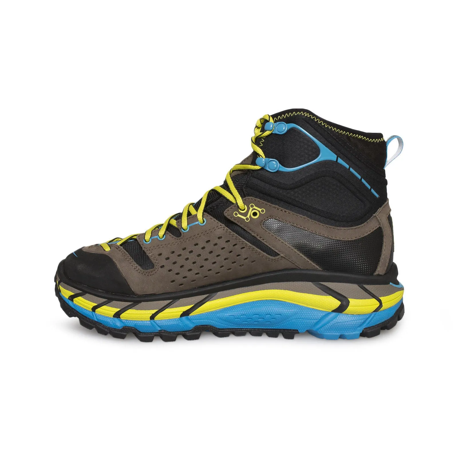 Hoka One One Tor Ultra Hi WP Grey / Cyan Hiking Boots