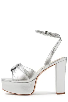 Kris Metallic Leather Platform