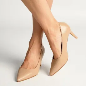 Madison Penny 5 Court Heels - Nude