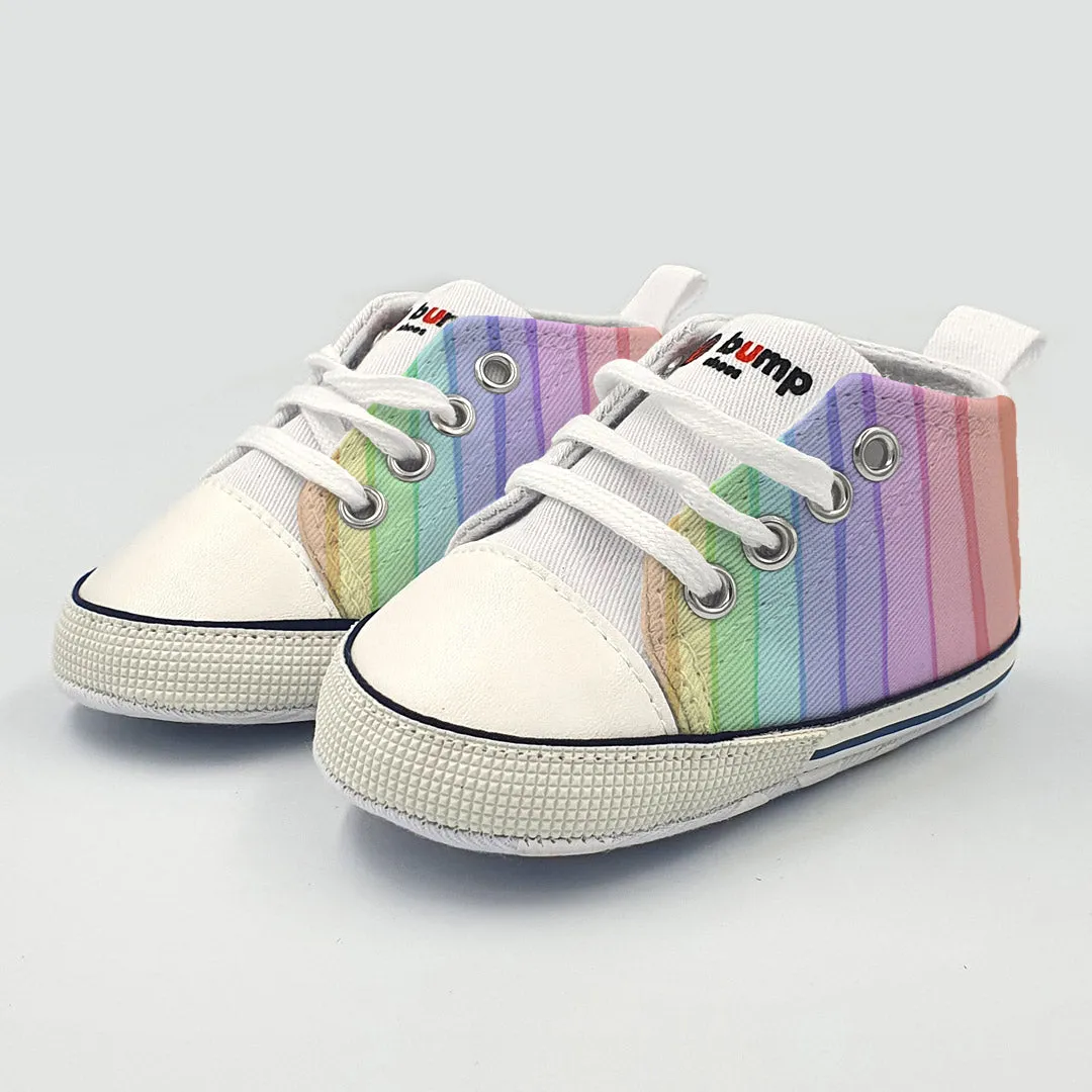 Rainbow Print Baby Bump Shoes