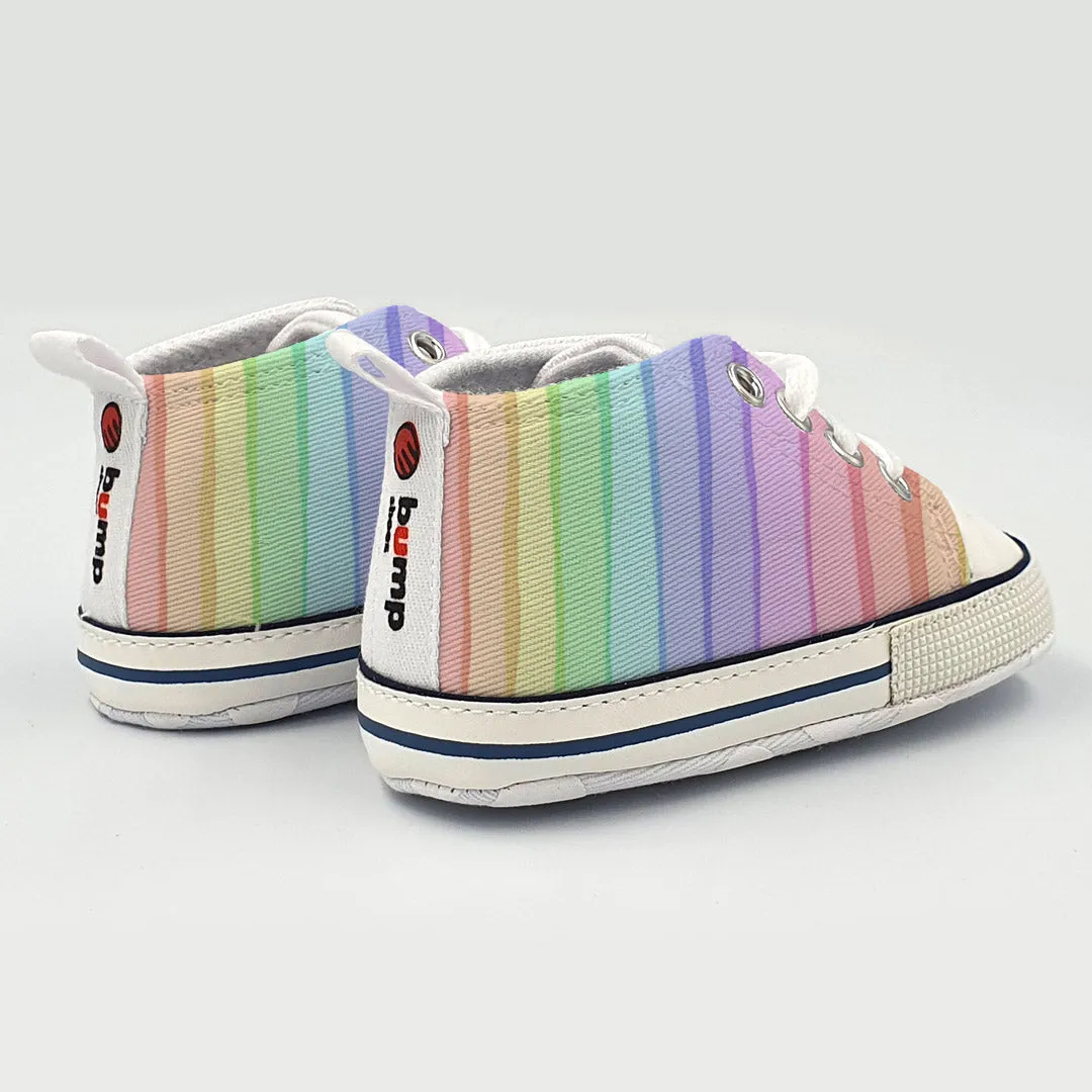 Rainbow Print Baby Bump Shoes