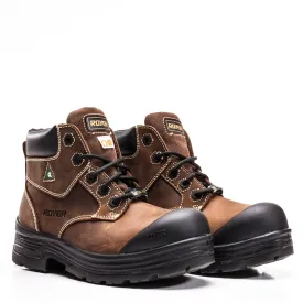 Royer Men's 4-Density Brown 8" Work Boot 3320QD