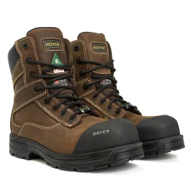 Royer Men's Agility Arctic Grip Brown 8" Work Boot 5727AG