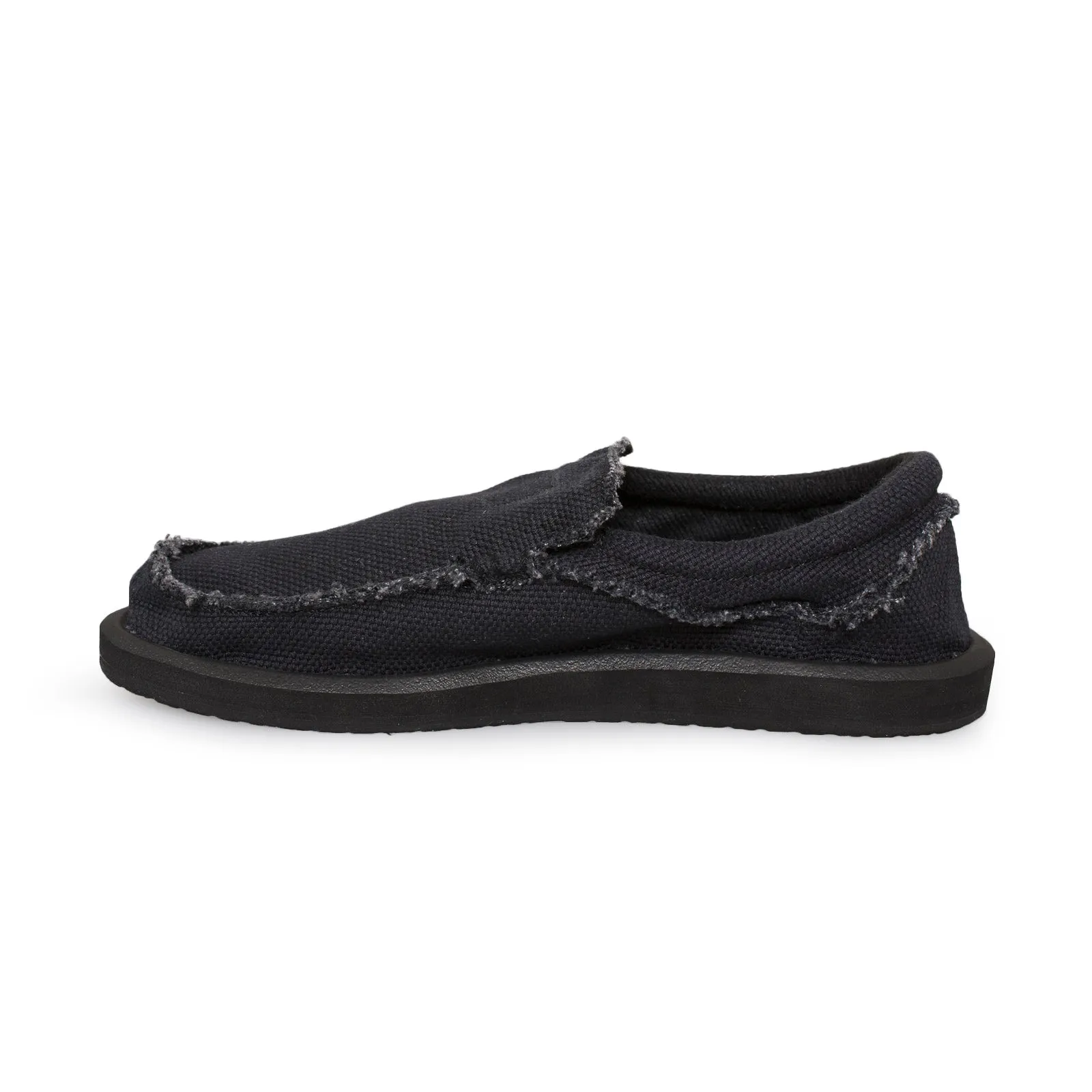 Sanuk Chiba Black Loafers - Men's