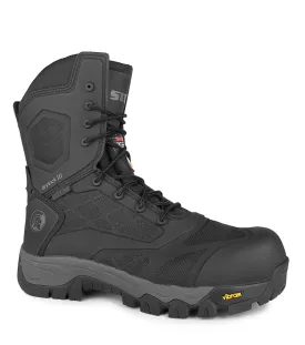 Stealth, Black | 8” Waterproof Work Boots | TC4  Vibram Outsole